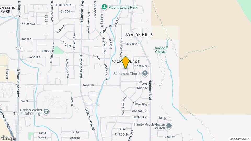 495 N Eccles Ave Map and Location Details