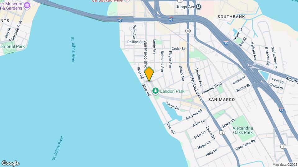 1738 San Marco Blvd Map and Location Details