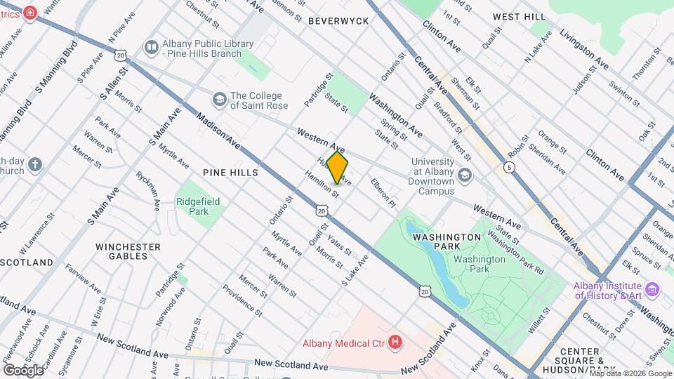 461 Hamilton St Map and Location Details