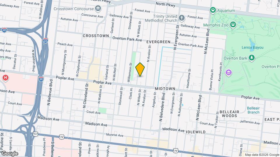220 N Willett St Map and Location Details