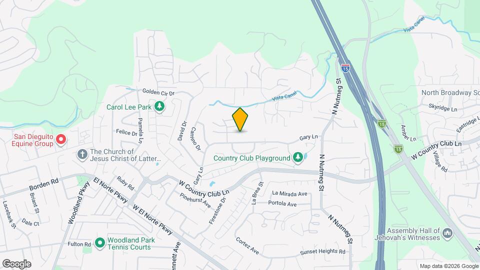 1445 Vaquero Glen Map and Location Details