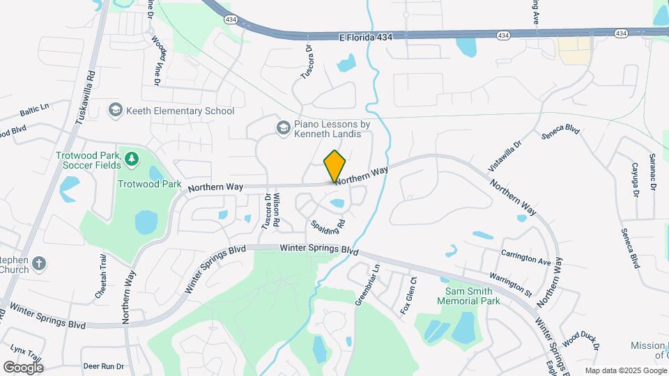 1444 Forest Hills Dr Map and Location Details