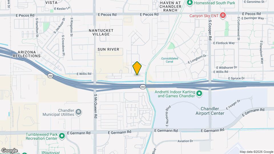 1385 E Mulberry Dr Map and Location Details