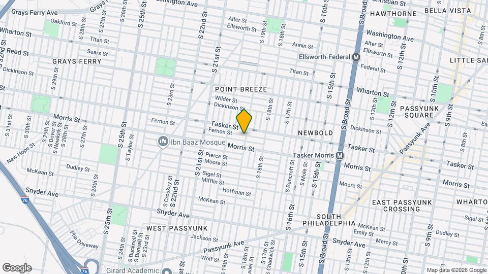 1618 S 19th St Map and Location Details