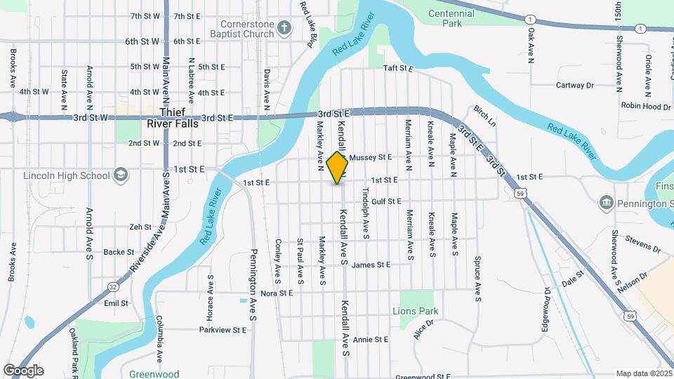 109 Kendall Ave S Map and Location Details