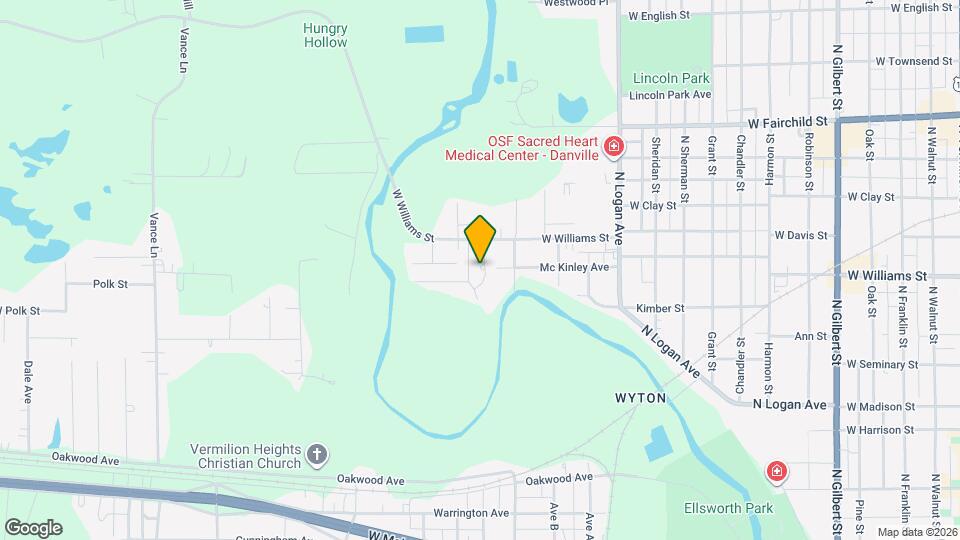 1330 W Williams St Map and Location Details