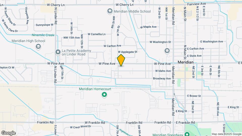 804 W 7th St Map and Location Details