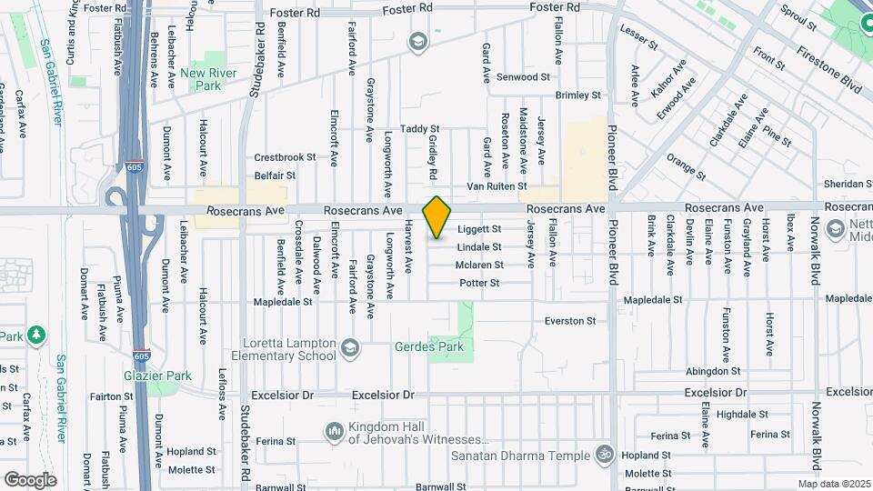 11405 Lindale St Mapa y Detalles de la Ubicación