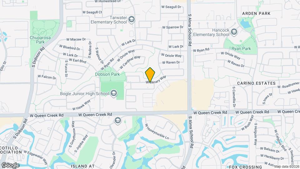 1321 W Canary Way Map and Location Details