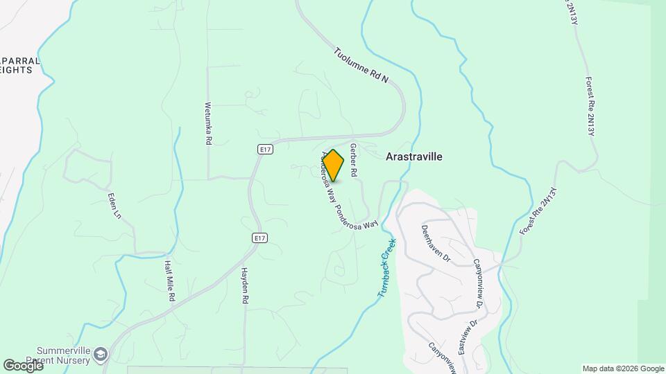 20719 Ponderosa Way Mapa y Detalles de la Ubicación