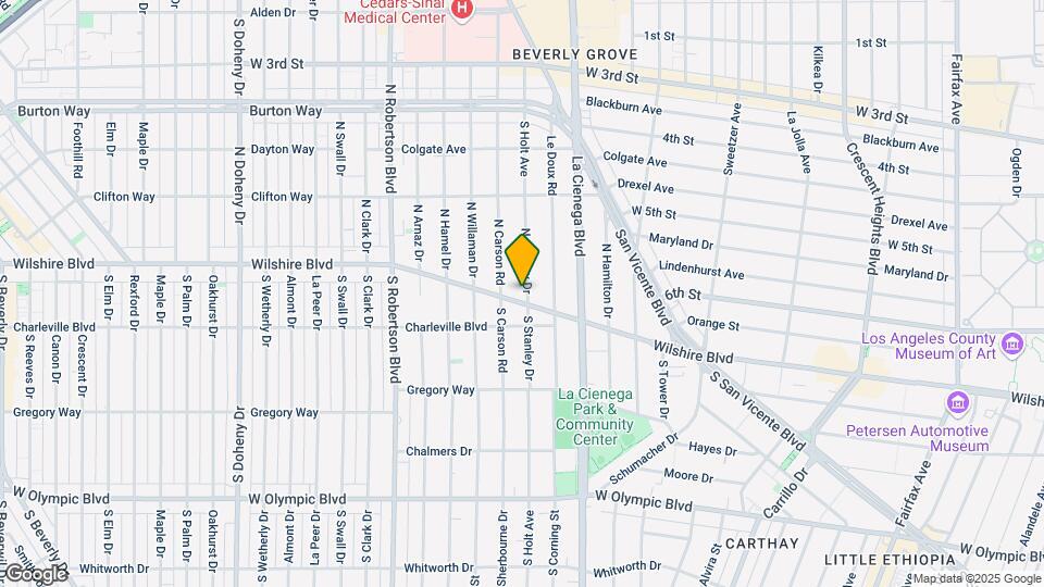 8601 Wilshire Blvd Map and Location Details