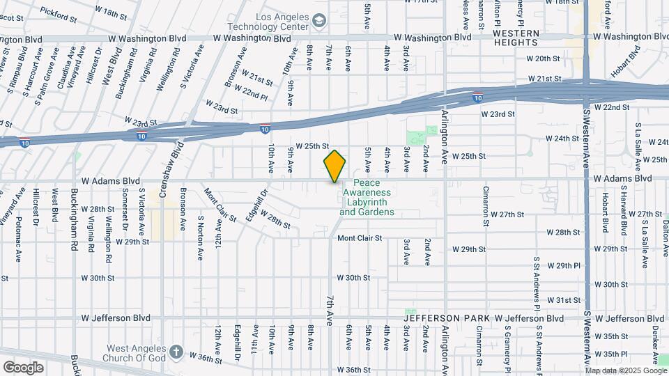 3616-3630 W Adams Blvd Map and Location Details