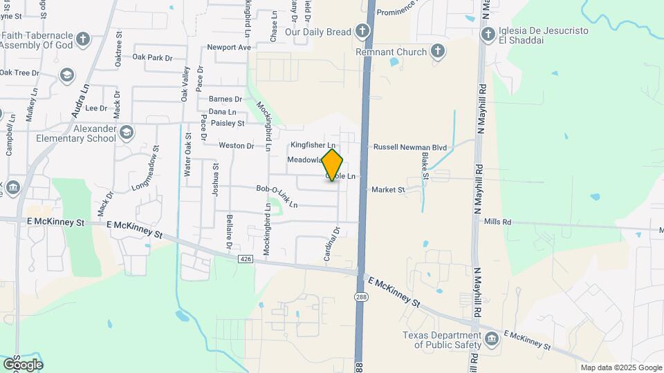 3507 Woodthrush Ln Map and Location Details