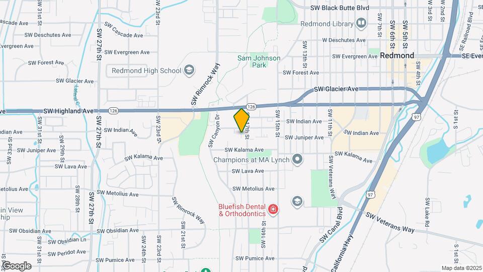 1726 SW Juniper Ave Map and Location Details