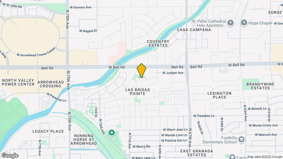 6954 W Juniper Ave Map and Location Details
