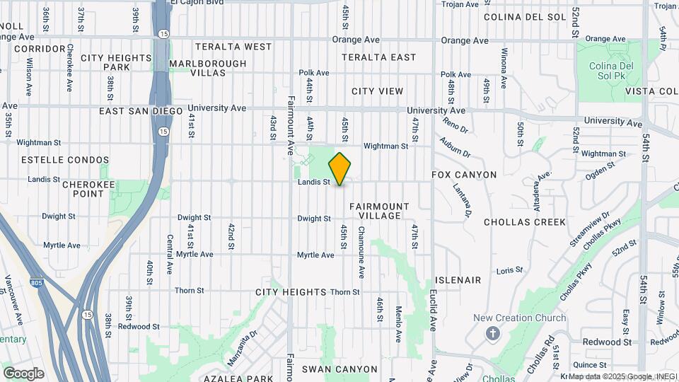 3778 N 45th St Map and Location Details