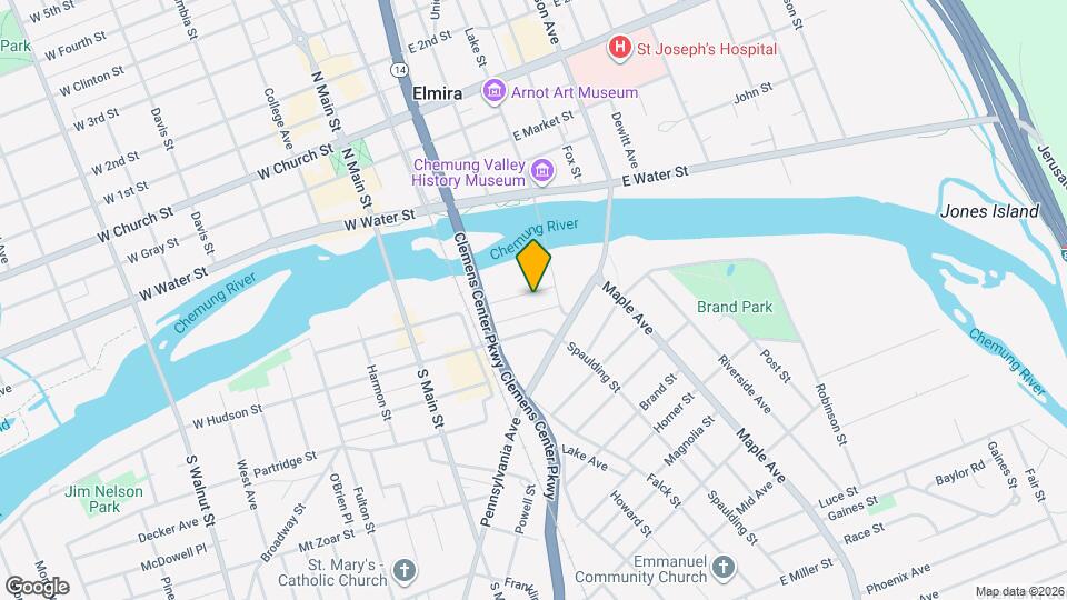 132 E Chemung Pl Map and Location Details