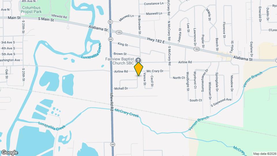 266 McHall Dr Mapa y Detalles de la Ubicación