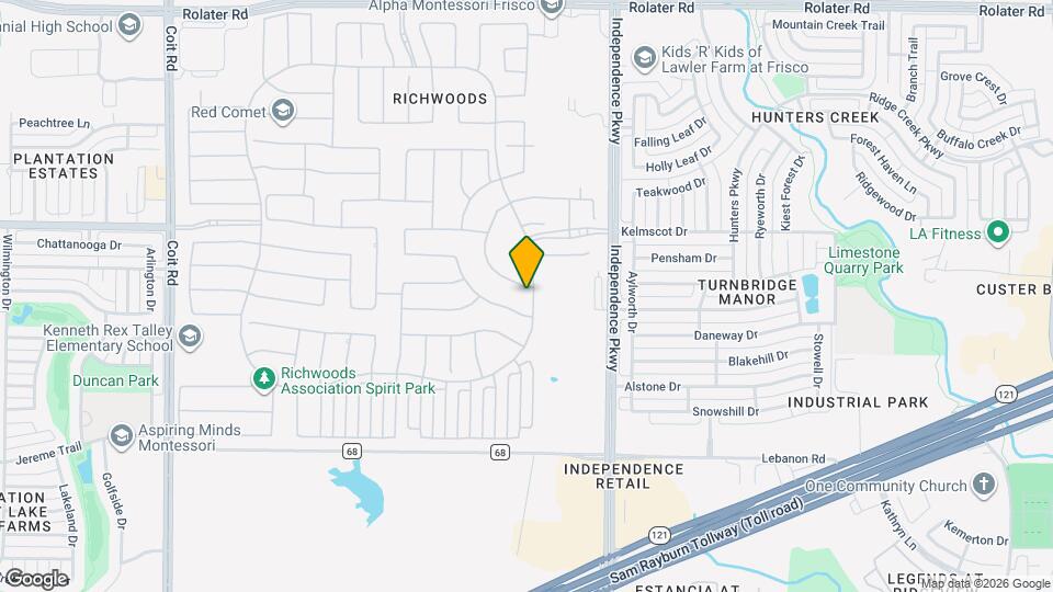 6105 Claridge Ln Map and Location Details