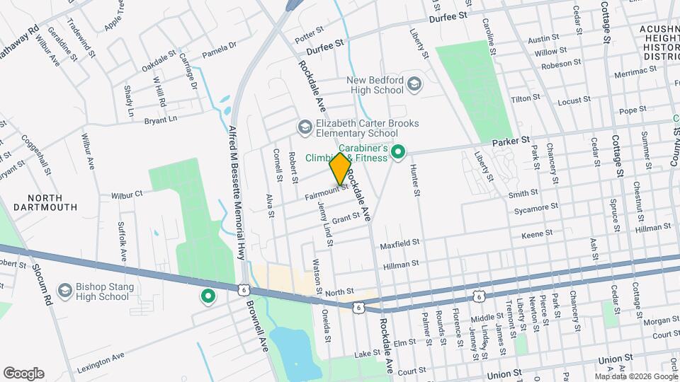 22 Fairmount St, Unit 2 Map and Location Details