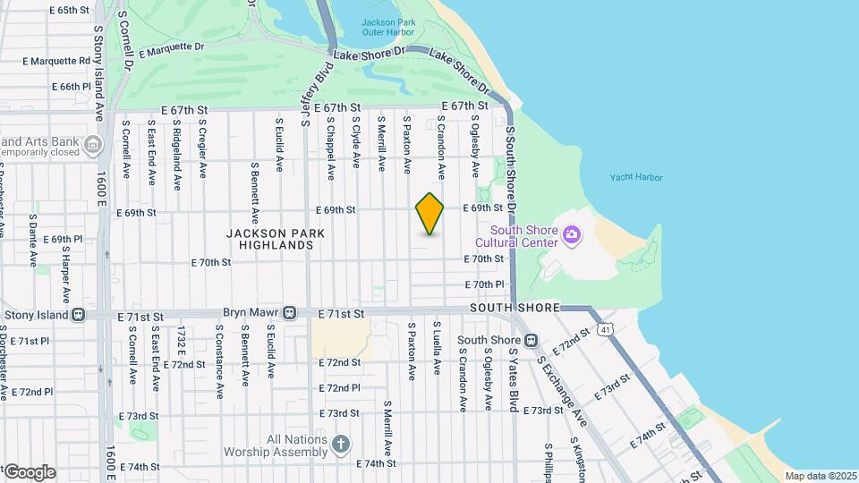 6930-6942 S Crandon Ave Mapa y Detalles de la Ubicación