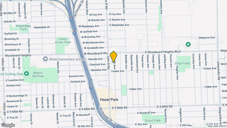 23759 Carlisle Ave Map and Location Details