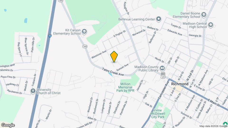 108 E Kentucky Ave Map and Location Details