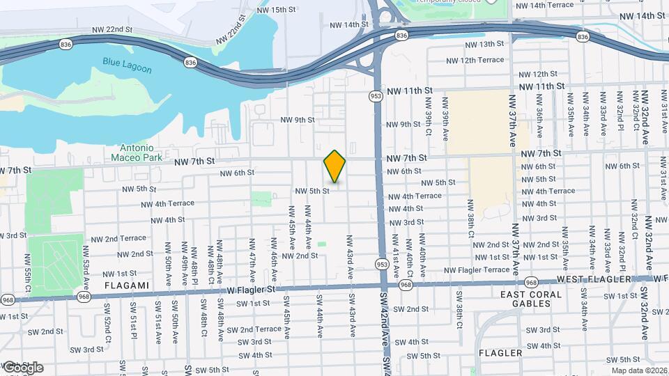 500 NW 43rd Ct Map and Location Details