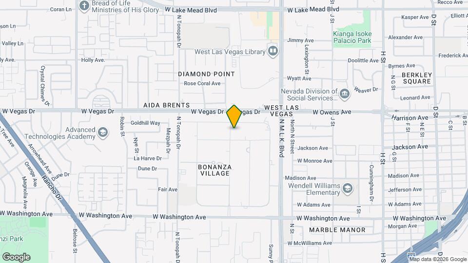 1450 Comstock Dr Mapa y Detalles de la Ubicación