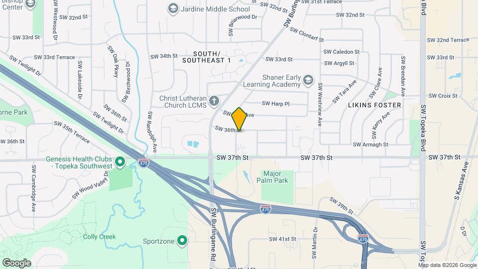 2069 SW 36th St Map and Location Details