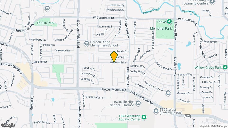 1344 Wentworth Dr Map and Location Details
