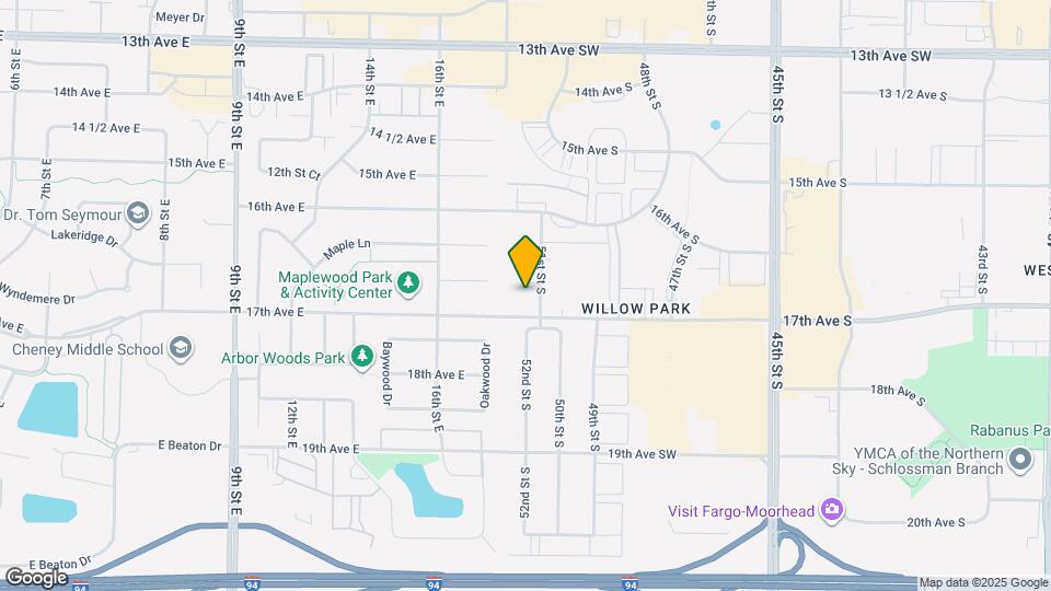 1663 51st St S Map and Location Details