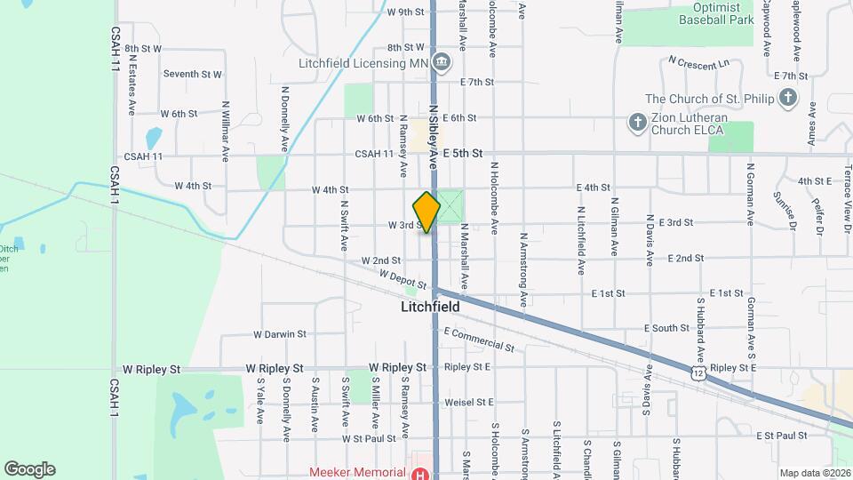 225 N Sibley Ave, Unit 3 Map and Location Details