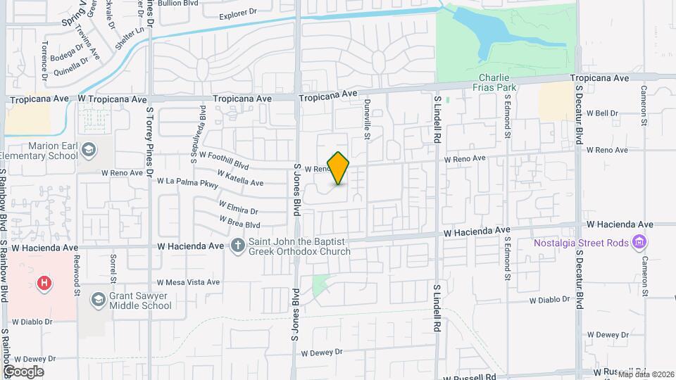 5134 S Jones Blvd, Unit 103 Map and Location Details