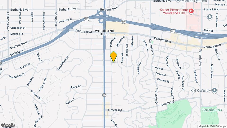 5164 Don Pio Dr Map and Location Details