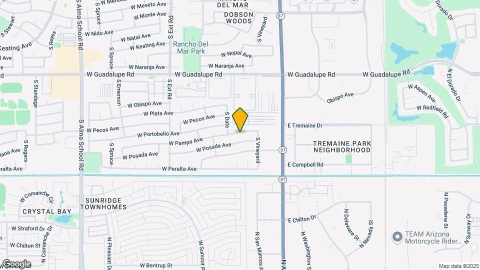 543 W Pampa Ave Map and Location Details