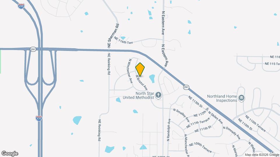 11407 N Bristol Ave Mapa y Detalles de la Ubicación