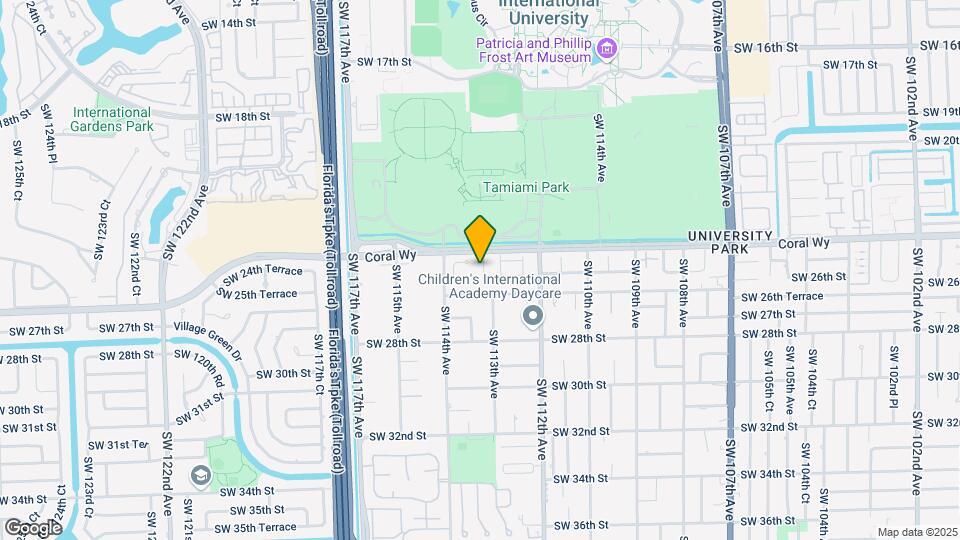 2500 SW 113th Ct Map and Location Details