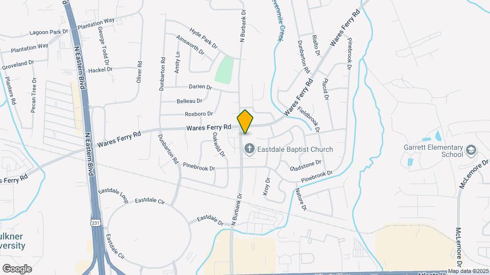 436 N Burbank Dr Map and Location Details