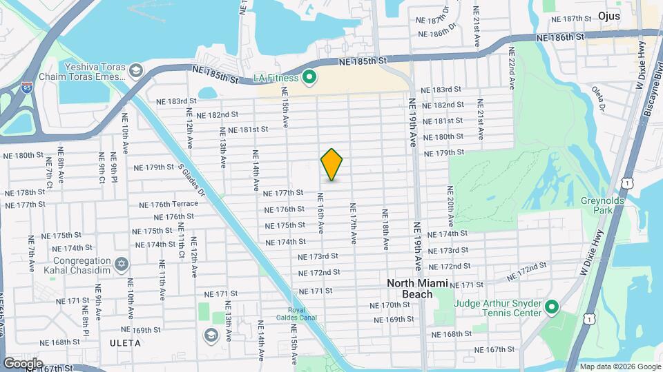 1629 NE 177th St Map and Location Details