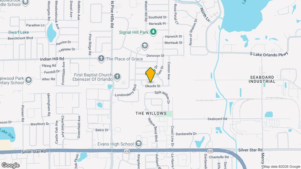 4809 Okeefe St Map and Location Details