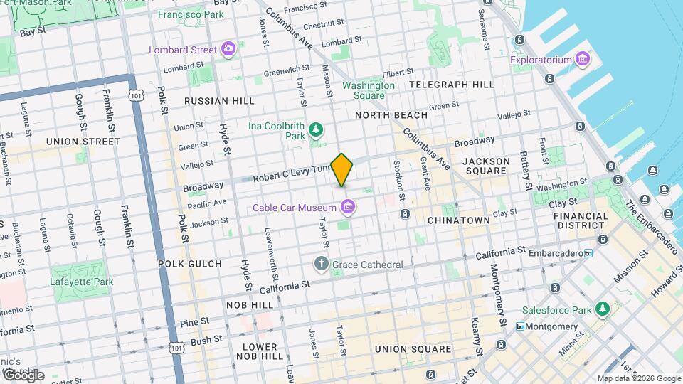 1325 Mason St Map and Location Details