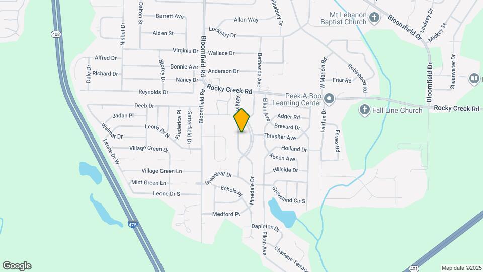 4342 Pinedale Dr Map and Location Details