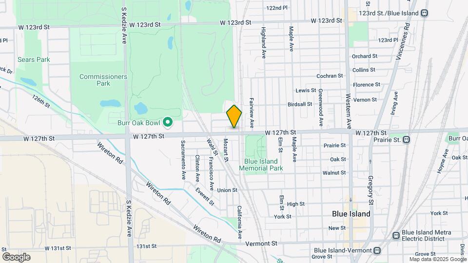 2802 Burr Oak Ave Map and Location Details