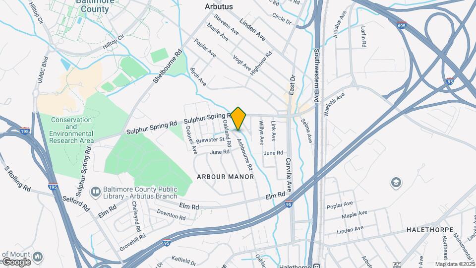 5513 Ashbourne Rd, Unit B Map and Location Details