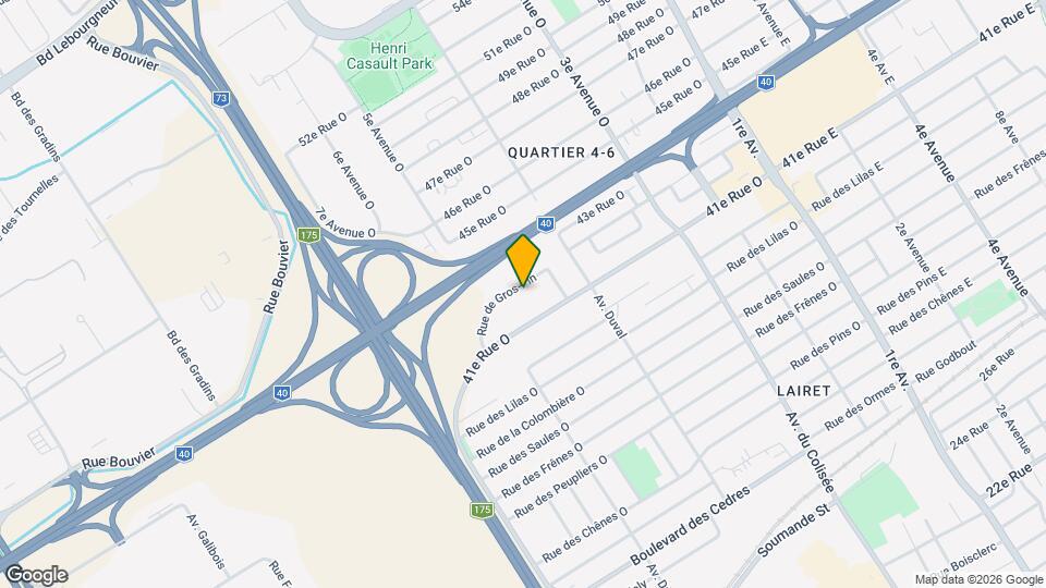 4140 De Gros-Pin Rue Map and Location Details