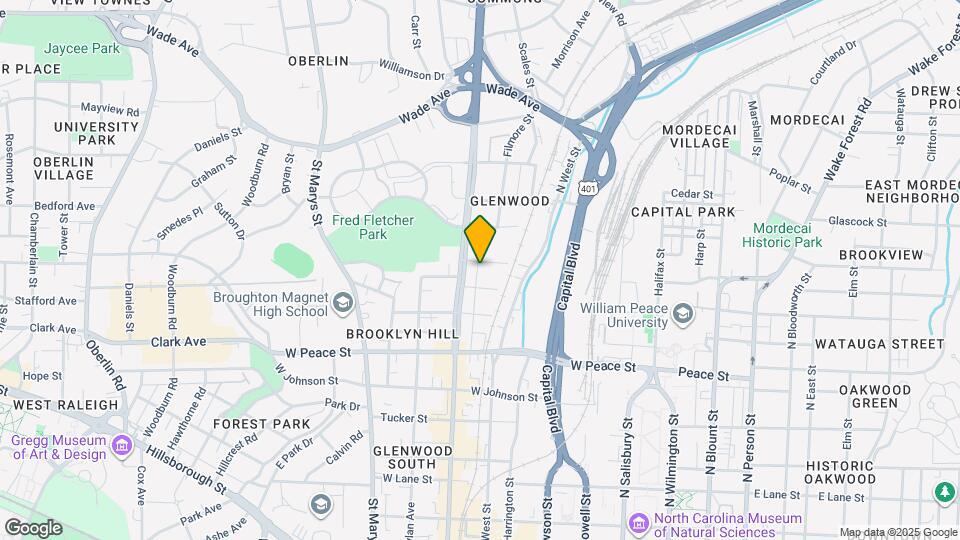 511 Cleveland St, Unit Pine #3 Map and Location Details