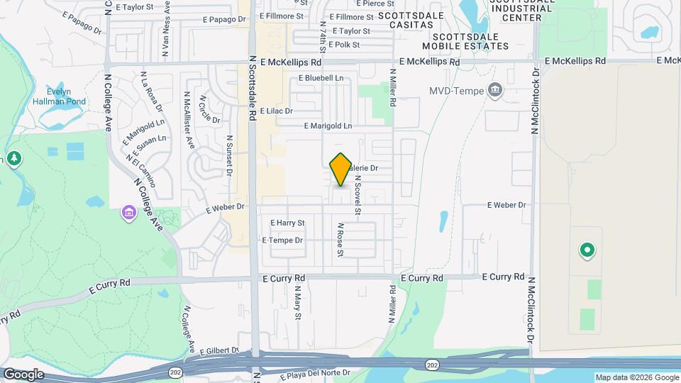 1420 N Rose St Map and Location Details