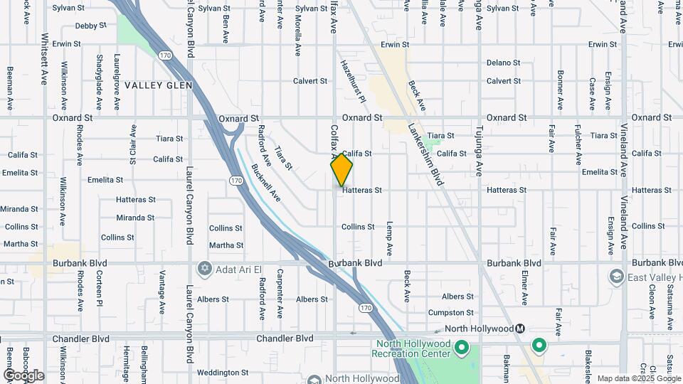 11680 Hatteras St Map and Location Details