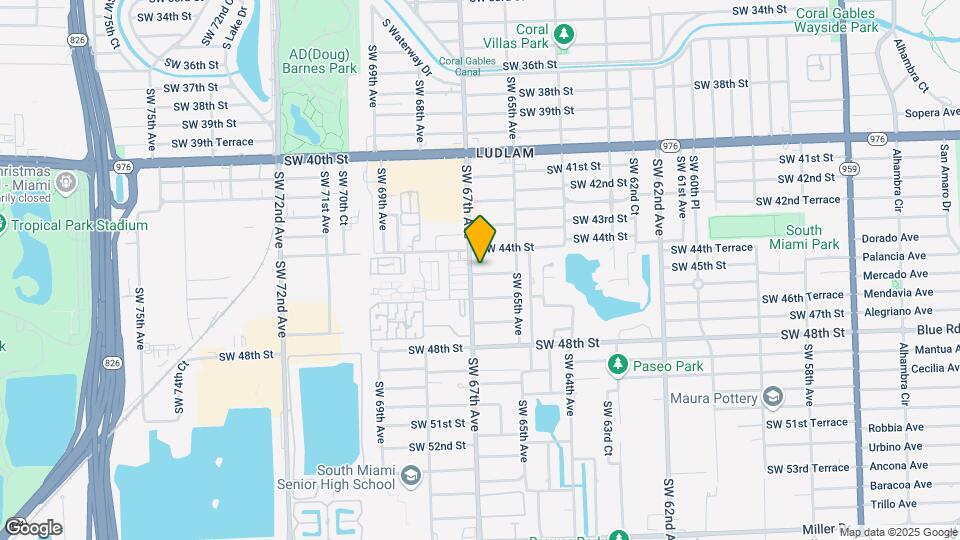 6625 SW 45th St Mapa y Detalles de la Ubicación